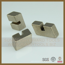 Segmento de cuchilla de corte de granito de diamante de suministro directo de fábrica